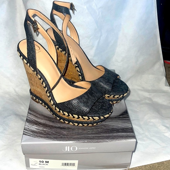 J Lo Shoes J Lo Wedge Sandal Poshmark
